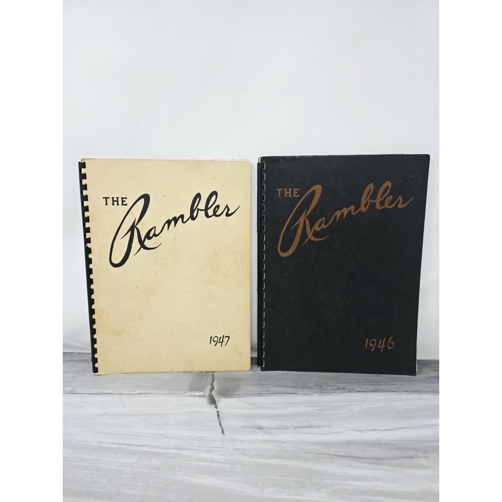 1946‎ 1947 Lafayette High School Yearbook The Rambler Lafayette Georgia SOUTH